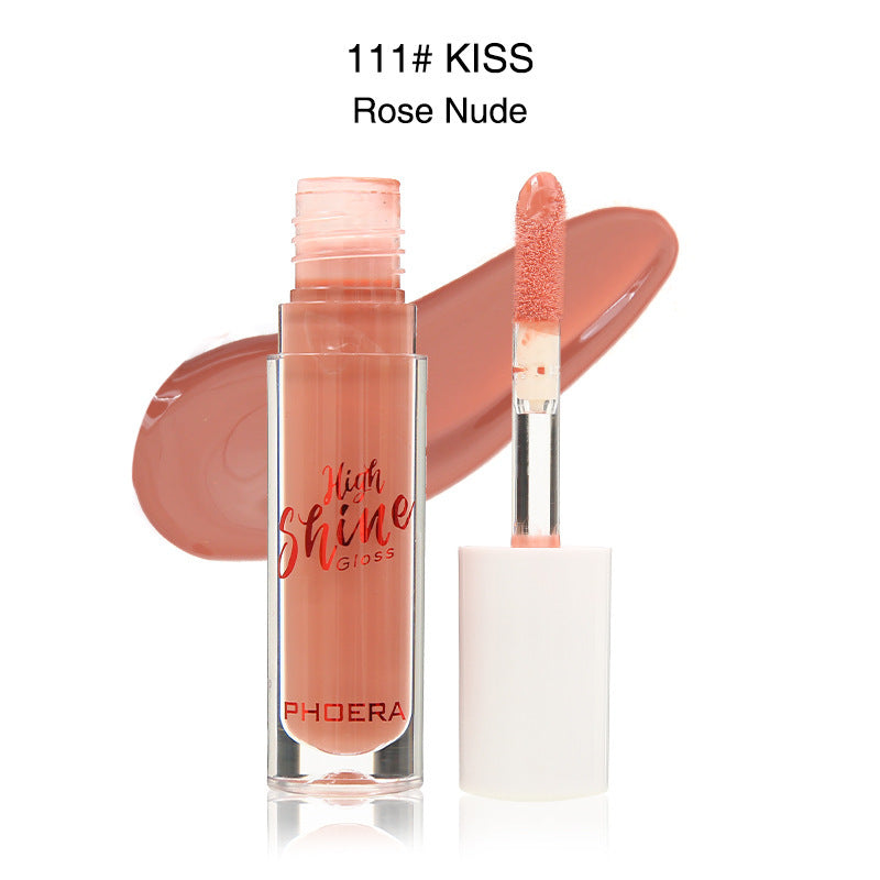 Solid Jelly Lipstick Crystal Lip Balm Water Wave Mirror