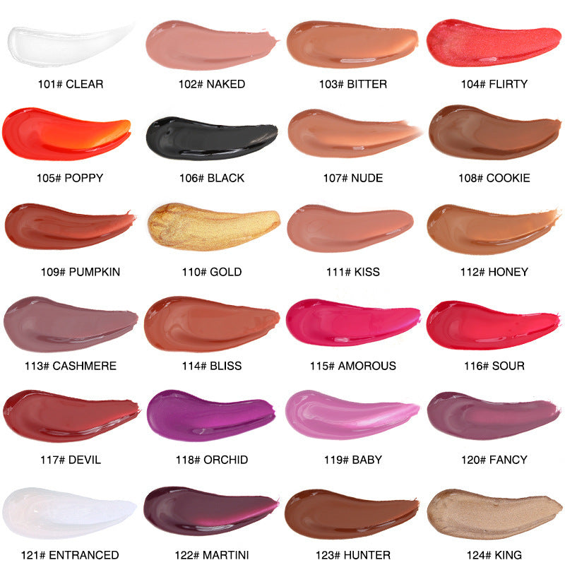 Solid Jelly Lipstick Crystal Lip Balm Water Wave Mirror