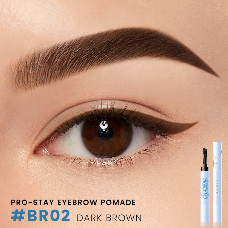 2-In-1 3D Eyebrow Gel Cream Eyeliner Pencil -3 Colors Waterproof Long-lasting Eyebrow Pomade