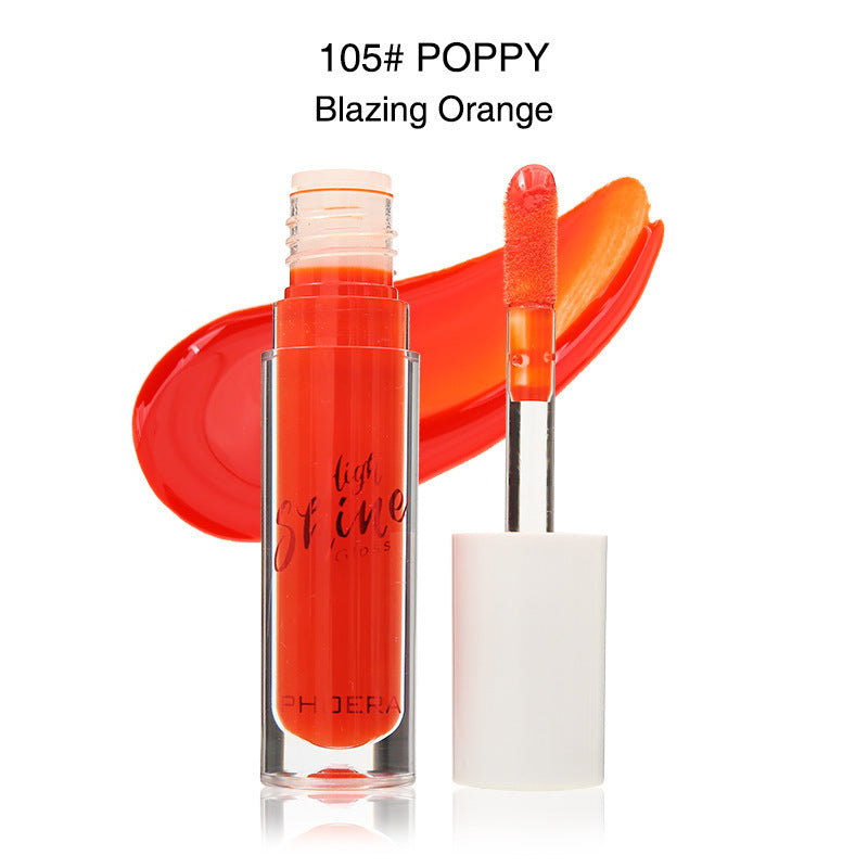 Solid Jelly Lipstick Crystal Lip Balm Water Wave Mirror