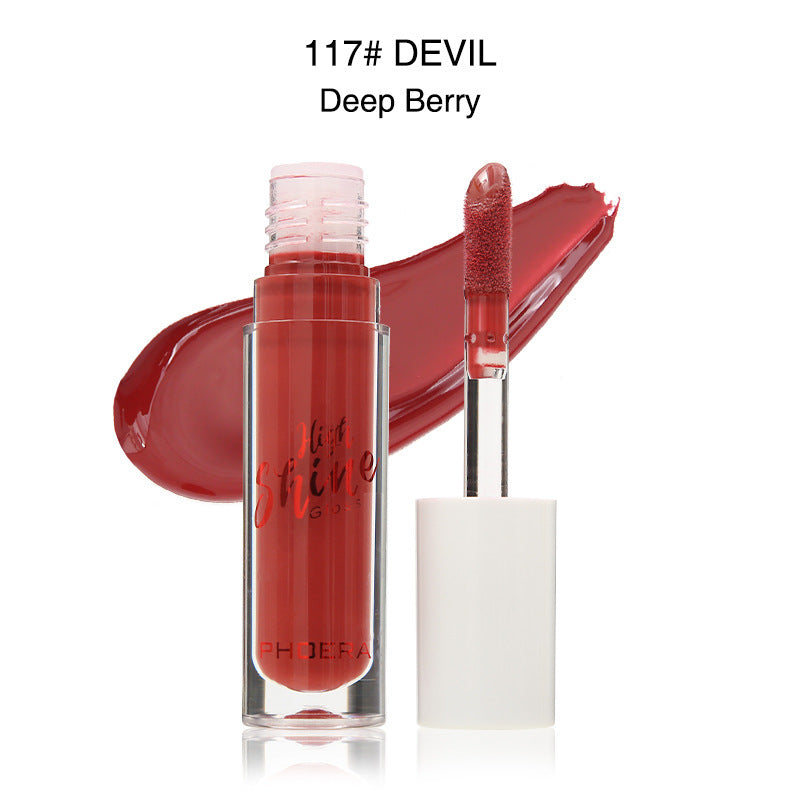 Solid Jelly Lipstick Crystal Lip Balm Water Wave Mirror