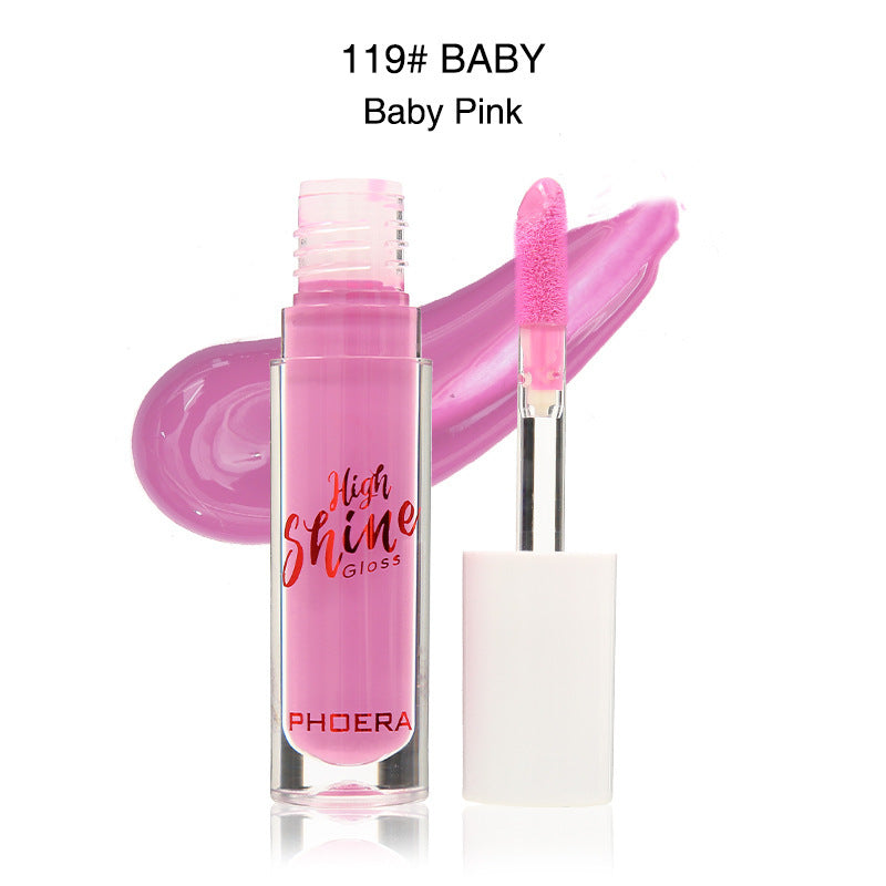 Solid Jelly Lipstick Crystal Lip Balm Water Wave Mirror
